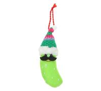 Cute Banana Hanging Ornament Fabric Cartoon Pendant with Hat