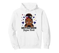 Cute Barbados Girl Heritage British Born Bajan Roots Pullover Hoodie
