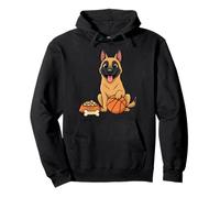 Cute Basketball German Shepherd Dog Puppy Pullover Hoodie