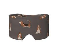 Cute Basset Hound, Full Eye Covers Light Blocking Eye Mask Sleep Eye and Ear Muffs