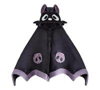 Cute Bat Design Blanket - Comfortable Halloween Cosplay, Anime Themes Cloak | Fleece Skull Throws Decoration Blankets, Wearable Cartoon Hooded Anime Cosplay, Super Soft Cloaks With Demon Wings