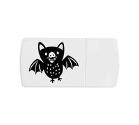 'Cute Bat Flying' Pill Box with Tablet Splitter (PI00034531)