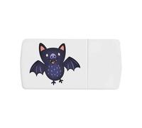 'Cute Bat Flying' Pill Box with Tablet Splitter (PI00034532)