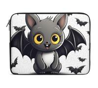 Cute Bat Laptop Sleeve 17inch Laptop Protective Case for Women Men Shockproof Computer Cover Portable Notebook Briefcases Computer Carrying Bag Lap Top Protector Compatible with Notebooks