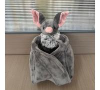 Cute Bat Plush Toy - 60 Cm-Creepy Goth Bat Stuffed Animal - Adorable Anime Design - Soft and Cuddly Perfect Christmas, Halloween, or New Year's Gift - Great Companion (B)