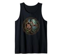 Cute Bat Vampire Scary Dark Night Gothic Sleep Tank Top
