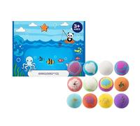 Cute Bath Ball - 12pcs Cute Cute Animals Interactive Game with Toys Inside - Bath Ball for Kids | For Bathing Fun At Home In The Garden By The Pool While Swimming With Water Pr