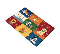 Cute Bath Mat 60x40cm Cartoon Absorbent Bedroom Area Rug | Cute Front Door Mat for Dwellers Renters Home Office Dorm Apartment Living Room Bedroom Study Kitchen Entryway Mudroom