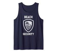 Cute Beach Security Mom Dad Surfing Vacation Trip Salty Tank Top