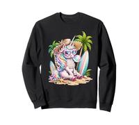 Cute Beach Unicorn Heart Sunglass Bubblegum Summer Vacation Sweatshirt