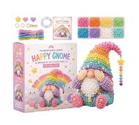 Cute Beaded Kit Gnome Craft, Complete 3D Making Instruction, Durable DIY Material Set, Creative Handmade Ornament, Fun Project for Girls Teens Adults Birthday Christmas Party Holiday Home Decor