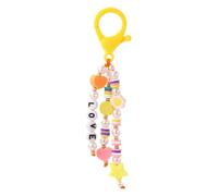 Cute Beaded, Multi Color Purse Charm, Bag Pendant Charm Decor for Car Keys, Handbag, Tote Bags, Backpack, Refer to description, Acrylic, unisex