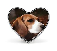 Cute Beagle Button Pin Design Your Own Personalized Pin Cute Button Badge Exquisite Heart Badge Fashion Brooch Metal Decorative Lapel Pins for Hat Clothes Backpack