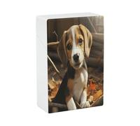 Cute Beagle Cigarette Case Stylish Lightweight Pocket Holder Case for Smoke Waterproof Cigarette Dispenser Cigarettes Accessories for Outdoor Camping Hiking