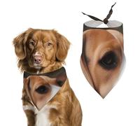 Cute Beagle Dog Bandana for Small Medium Large Dogs Printing Pattern Adjustable Bibs Scarf Soft Washable Triangle Pet Costume Decor