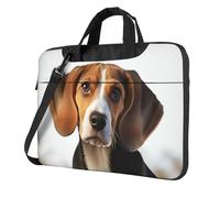 Cute Beagle Dog Laptop Case 13 inch Shockproof Protective Notebook Case Portable Laptop Bag Waterproof Briefcase Bag for Men Women
