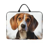 Cute Beagle Dog Laptop Case 14 Inch Laptop Sleeve Computer Carrying Bag Shockproof Protective Notebook Case Portable Laptop Bag Waterproof Briefcase Bag for Men Women