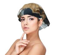 Cute Beagle Dog Lies On Floor,Adult's Satin Sleeping Cap - Women's Elastic Sleep Bonnet, Adjustable Overnight Hair Cover