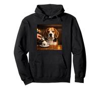 Cute Beagle For Dogs Drinking Puppuccino Dog Cup Meme Art Pullover Hoodie