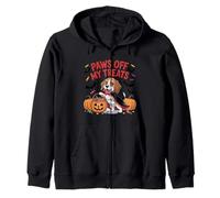 Cute Beagle Funny Halloween Dog Lover Vampire Humor Zip Hoodie