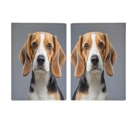 Cute Beagle Passport Holder Personalized Passport Wallet for Women Men Travel Document Organizer Holder