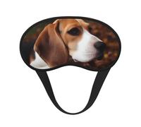 Cute Beagle Sleep Mask for Side Sleeper, Blackout Eye Mask for Women Men, Zero Pressure Sleeping Masks Soft Breathable Eye Cover Comfortable Blindfold Eyeshade for Night Sleep
