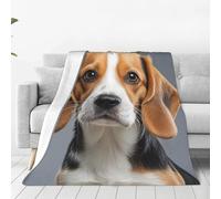Cute Beagle Throw Blanket Lightweight Super Soft Flannel Blankets Cozy Warm Micro Fleece Blankets Home Decor for Couch Sofa Bed Living Room 40"X30"