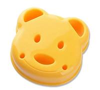 Cute Bear Animal Sandwich Mold Cutter Cartoon Bear Sandwich Mold Househod Gift Non-Toxic And Tasteless Easy To Clean Cake Molds For Baking