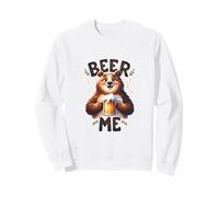 Cute Bear Beer Me Funny Drinking Animal Lover Sweatshirt