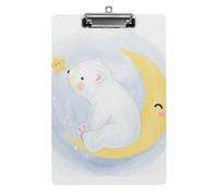 Cute Bear Clipboard Standard A4 Letter Size Clip Boards for School Office Restaurants