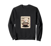 Cute Bear Eating Ramen Bowl Japanese Noodles Sweatshirt