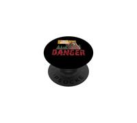 Cute Bear Gifts - Danger I Am a Hugger - Bears Hug Gift PopSockets Adhesive PopGrip
