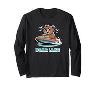 Cute Bear Lake Utah and Idaho for Adults and Kids Long Sleeve T-Shirt