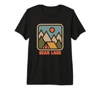 Cute Bear Lake Utah Nature Backpacking Vacation Souvenir Premium T-Shirt