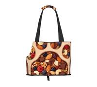 Cute Bear Paw Pet Carrier Bag-Foldable Travel Tote For Small Dogs Cats, Portable Soft Sided Pet Crate With Seatbelt For Cat Puppy