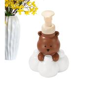 Cute Bear Shaped Refillable Soap Dispenser Bottle with Pump Soap Dispenser for Bathroom Home Apartment Bathroom Kitchen Worktop Gel
