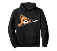 Cute Bear Soft and Charming Child Woman Man Pullover Hoodie