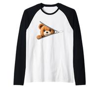 Cute Bear Soft and Charming Child Woman Man Raglan Baseball Tee