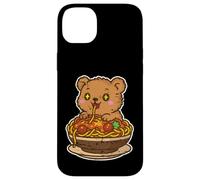 Cute Bear Spaghetti Pasta Lover Case for iPhone 14 Plus