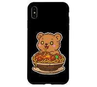 Cute Bear Spaghetti Pasta Lover Case for iPhone XS Max