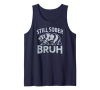 Cute Bear Still Sober Bruh AA Matters NA Support Living Mode Tank Top