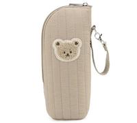 Cute Bear Water Bottle Thermal Pouch with Handle, Aluminum Foil, Portable