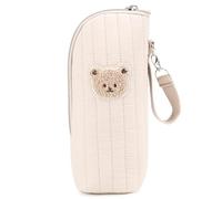 Cute Bear Water Bottle Thermal Storage Pouch with Handle Aluminum Foil Portable Thermal Bottle Bag for Travel Outgoing Walking Camping Picnic