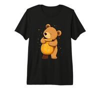 Cute Bear with Honey Jar Premium T-Shirt