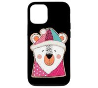 Cute Bear With Santa Hat Holiday Cheer Case for iPhone 12/12 Pro
