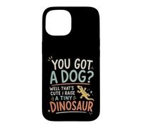 Cute Bearded Dragon Owner Humor Tiny Dinosaur Case for iPhone 15