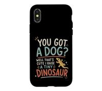 Cute Bearded Dragon Owner Humor Tiny Dinosaur Case for iPhone X/XS