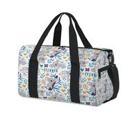 Cute Bears Koala Sport Duffel Bags for Kids Girls Boys Women Men Koala Floral Overnight Weekender Travel Bag Tote Carry Gym Casual Duffel Bags
