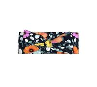 Cute Beautiful colourful flowers Print Baby Bow Headband - Stretchy & Soft, Perfect Full Moon Gift for Infant Girls