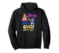 Cute Beauty Or Beat Gigi Loves You - Gender Reveal Party Pullover Hoodie